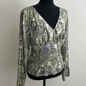 90’s Style ANTONIO MELANI Paisley Blouse